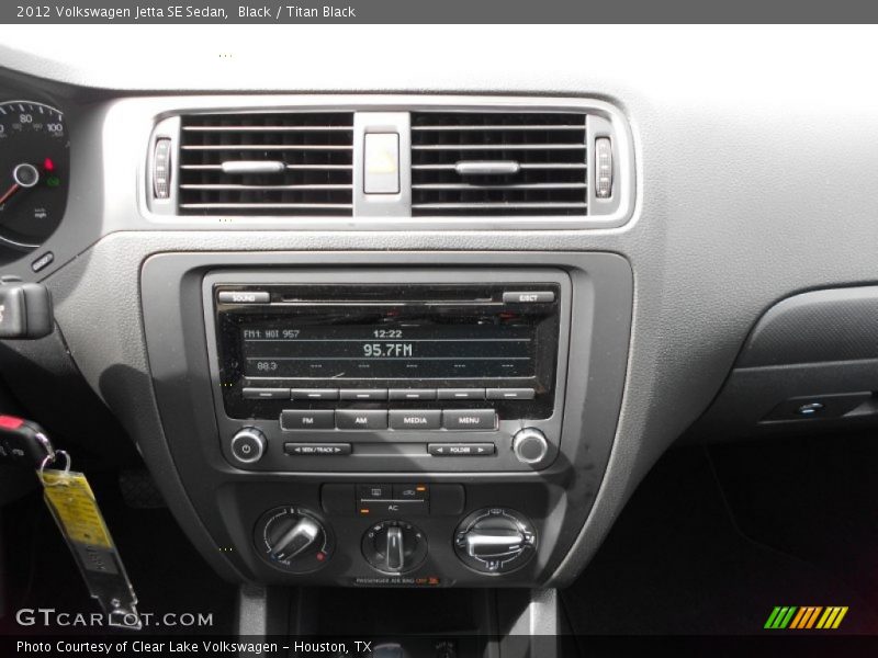 Black / Titan Black 2012 Volkswagen Jetta SE Sedan