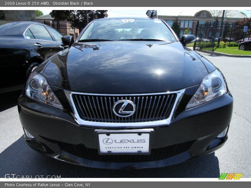 Obsidian Black / Black 2009 Lexus IS 250 AWD