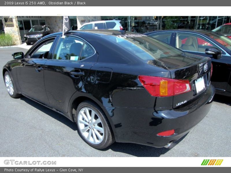 Obsidian Black / Black 2009 Lexus IS 250 AWD