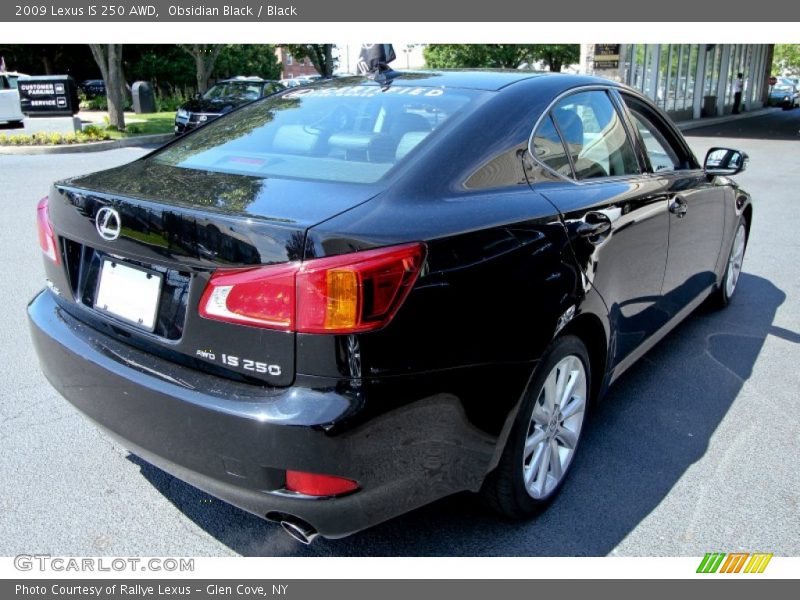 Obsidian Black / Black 2009 Lexus IS 250 AWD