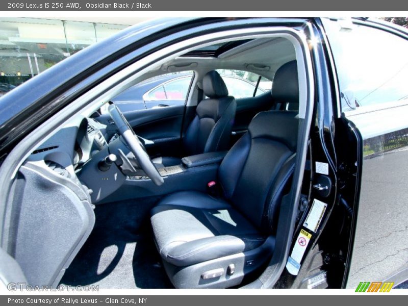 Obsidian Black / Black 2009 Lexus IS 250 AWD