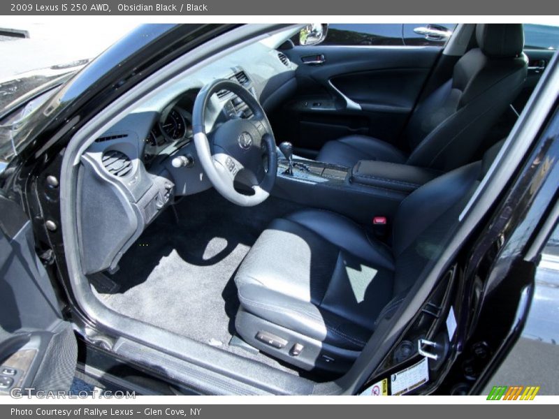 Obsidian Black / Black 2009 Lexus IS 250 AWD