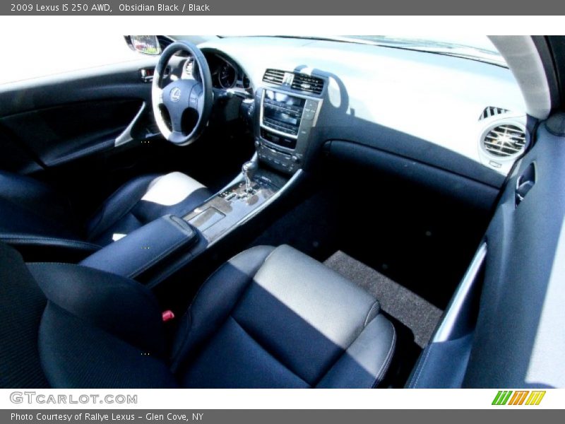 Obsidian Black / Black 2009 Lexus IS 250 AWD