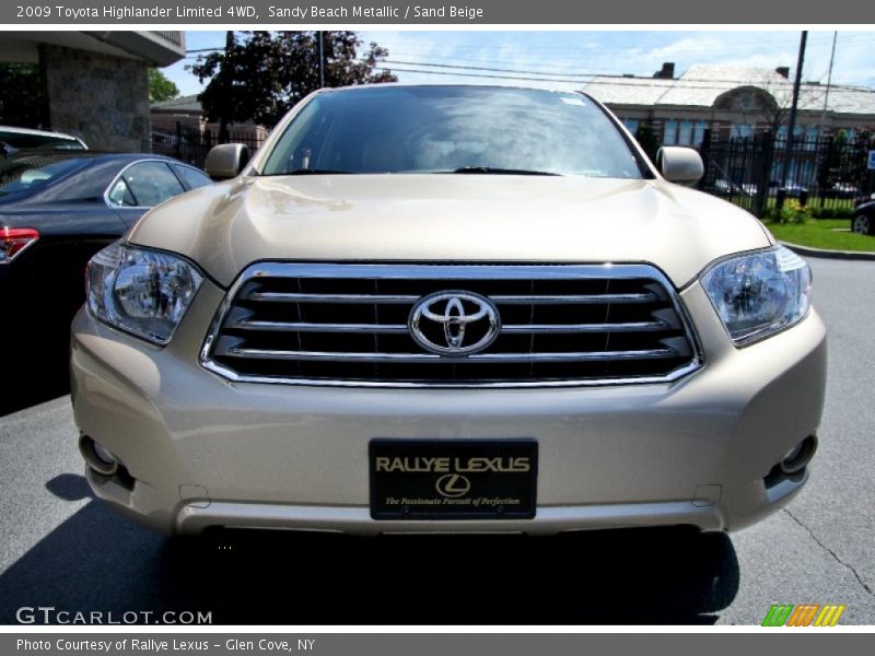 Sandy Beach Metallic / Sand Beige 2009 Toyota Highlander Limited 4WD