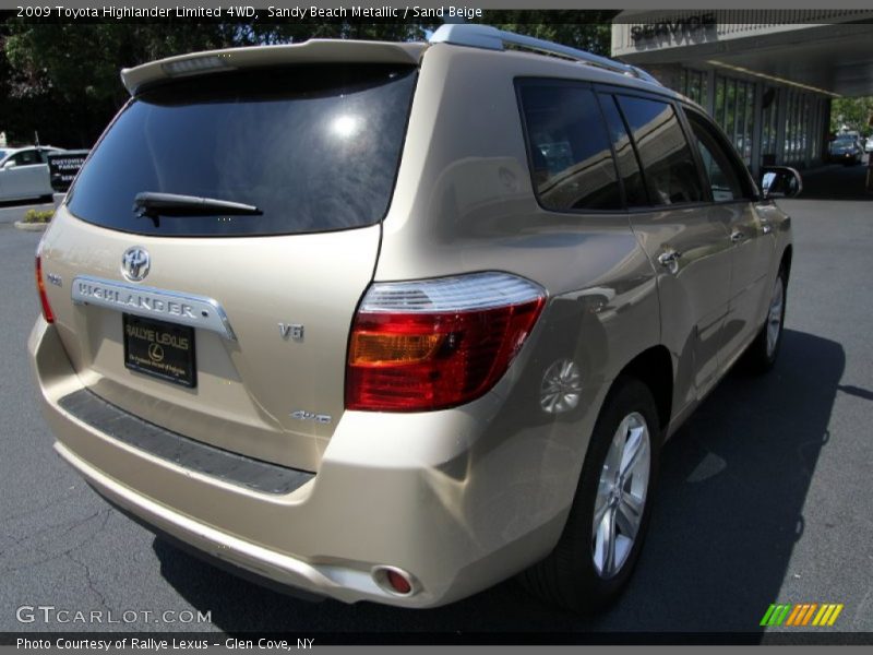 Sandy Beach Metallic / Sand Beige 2009 Toyota Highlander Limited 4WD