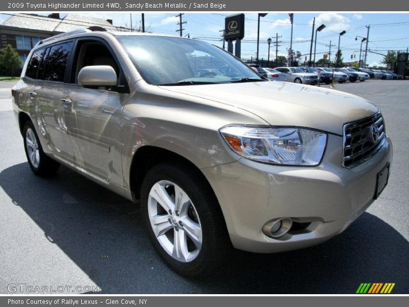 Sandy Beach Metallic / Sand Beige 2009 Toyota Highlander Limited 4WD