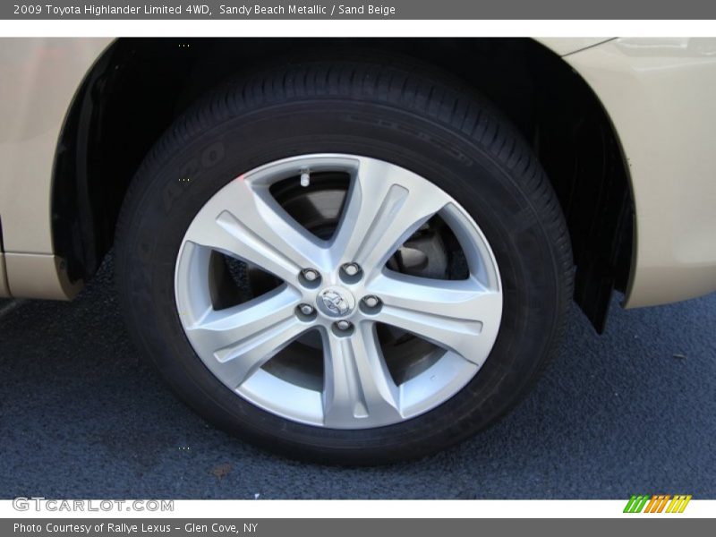 Sandy Beach Metallic / Sand Beige 2009 Toyota Highlander Limited 4WD