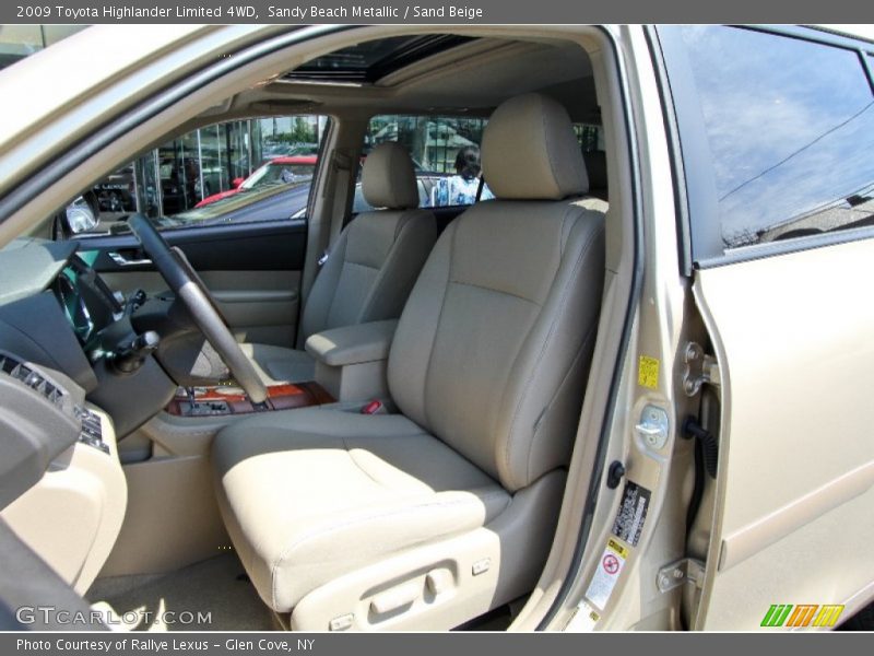 Sandy Beach Metallic / Sand Beige 2009 Toyota Highlander Limited 4WD