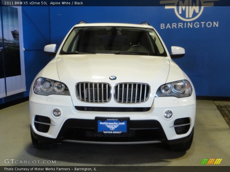 Alpine White / Black 2011 BMW X5 xDrive 50i