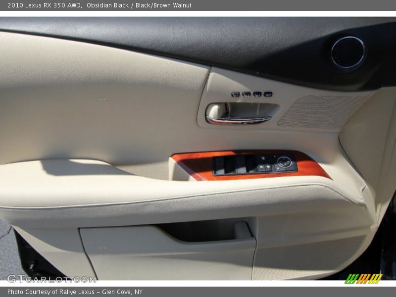 Obsidian Black / Black/Brown Walnut 2010 Lexus RX 350 AWD