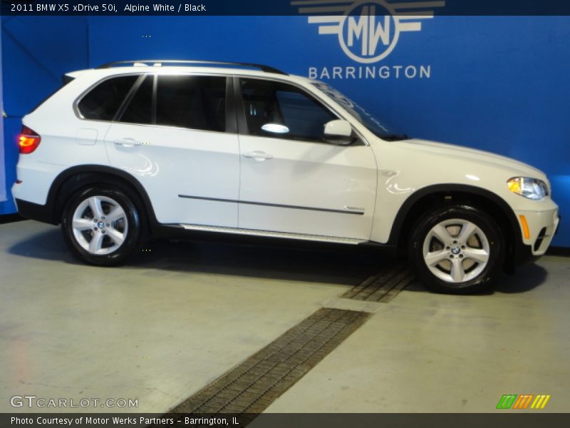 Alpine White / Black 2011 BMW X5 xDrive 50i