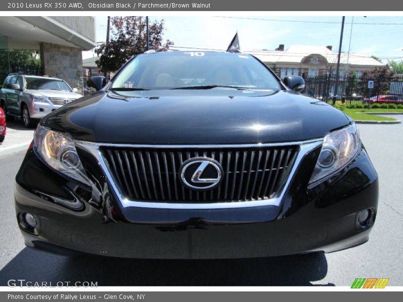 Obsidian Black / Parchment/Brown Walnut 2010 Lexus RX 350 AWD
