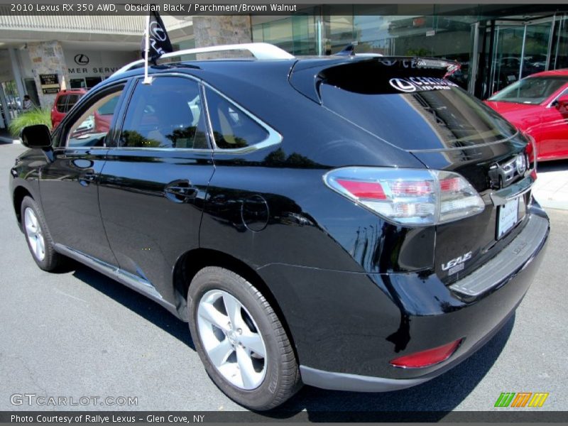 Obsidian Black / Parchment/Brown Walnut 2010 Lexus RX 350 AWD