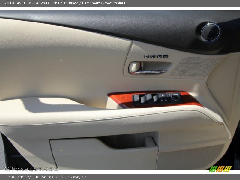 Obsidian Black / Parchment/Brown Walnut 2010 Lexus RX 350 AWD