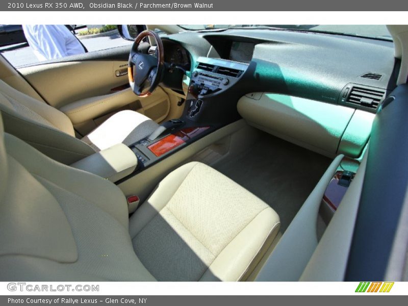 Obsidian Black / Parchment/Brown Walnut 2010 Lexus RX 350 AWD
