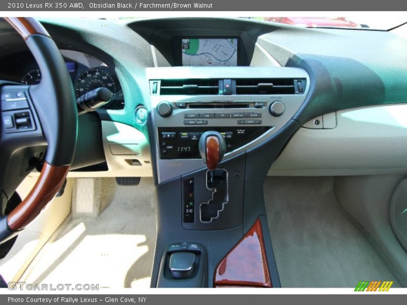 Obsidian Black / Parchment/Brown Walnut 2010 Lexus RX 350 AWD