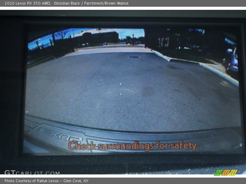 Obsidian Black / Parchment/Brown Walnut 2010 Lexus RX 350 AWD