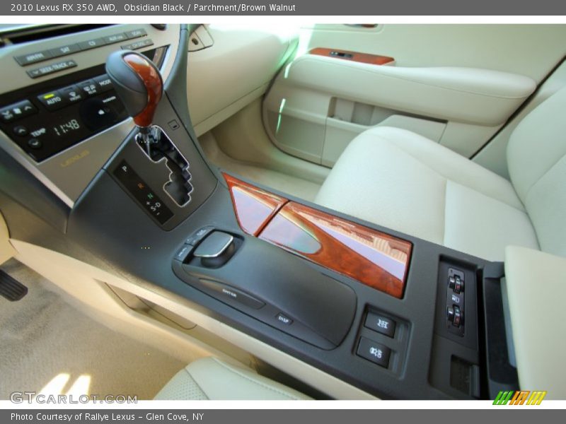 Obsidian Black / Parchment/Brown Walnut 2010 Lexus RX 350 AWD