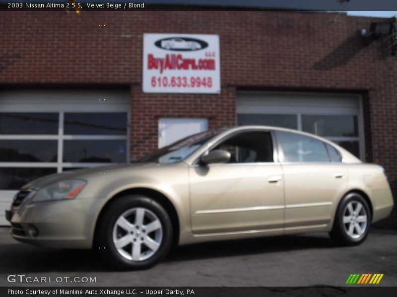 Velvet Beige / Blond 2003 Nissan Altima 2.5 S