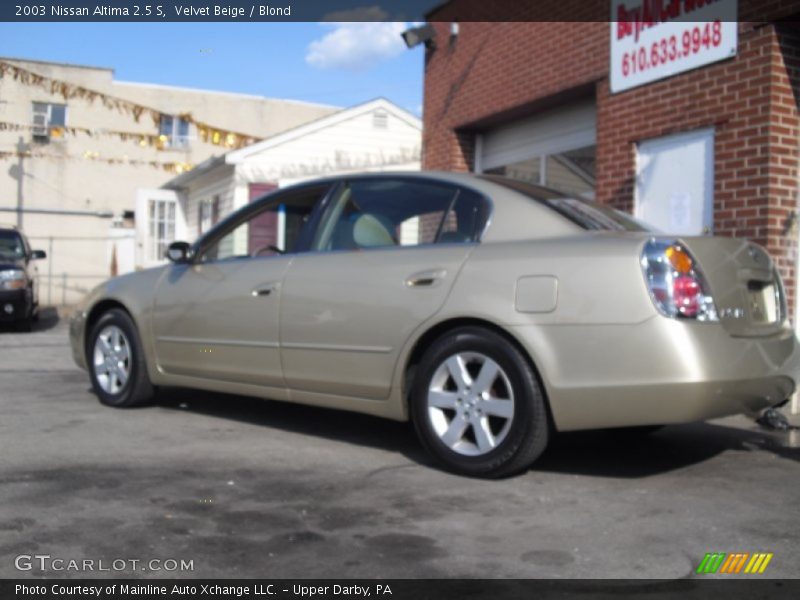 Velvet Beige / Blond 2003 Nissan Altima 2.5 S