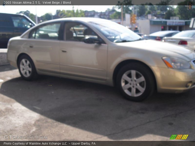 Velvet Beige / Blond 2003 Nissan Altima 2.5 S