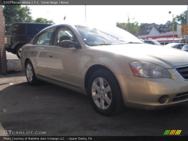 Velvet Beige / Blond 2003 Nissan Altima 2.5 S