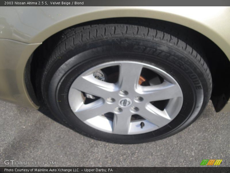 Velvet Beige / Blond 2003 Nissan Altima 2.5 S