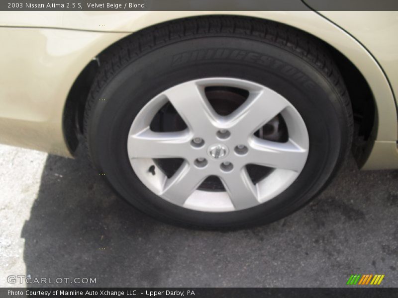Velvet Beige / Blond 2003 Nissan Altima 2.5 S