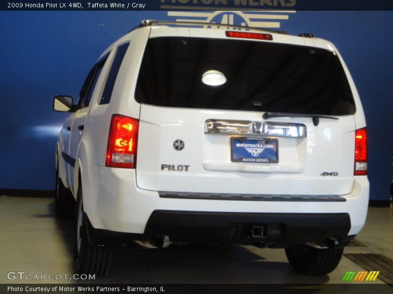 Taffeta White / Gray 2009 Honda Pilot LX 4WD