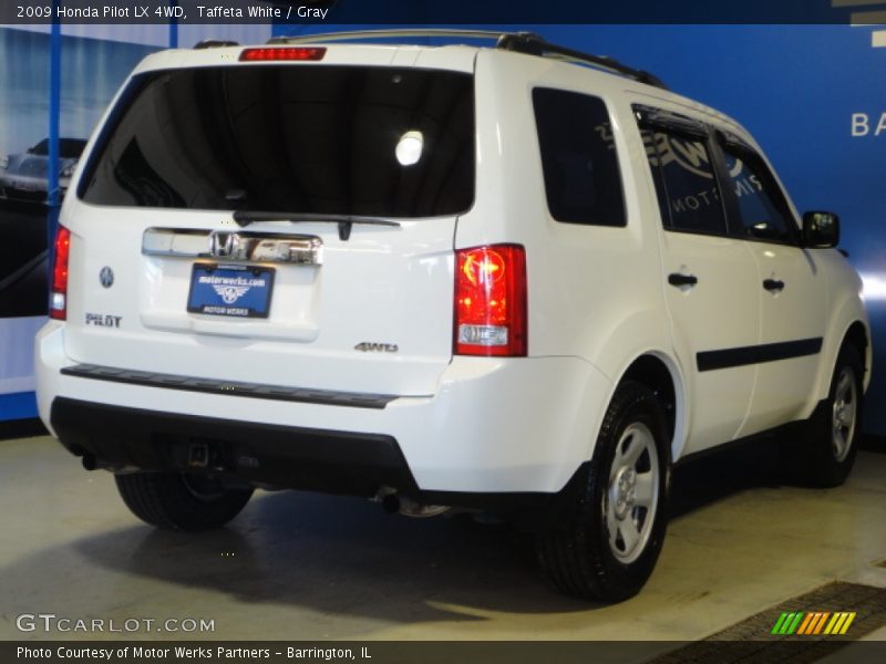 Taffeta White / Gray 2009 Honda Pilot LX 4WD