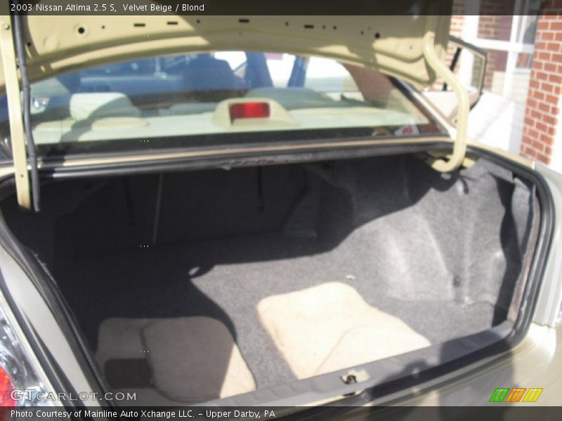 Velvet Beige / Blond 2003 Nissan Altima 2.5 S