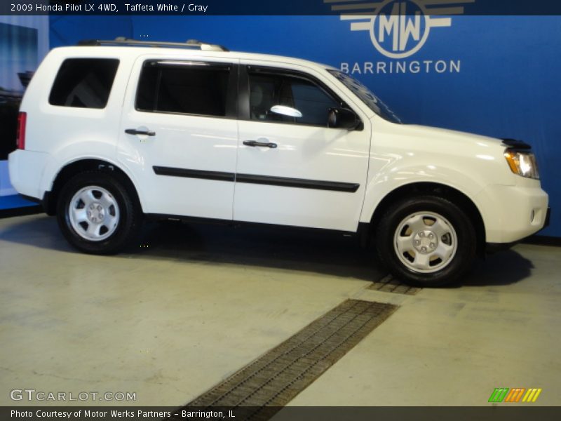 Taffeta White / Gray 2009 Honda Pilot LX 4WD