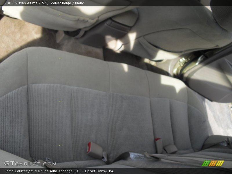 Velvet Beige / Blond 2003 Nissan Altima 2.5 S