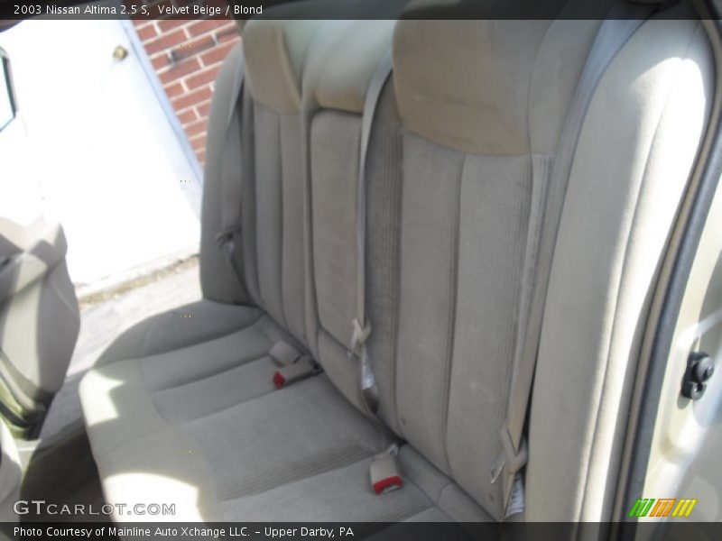 Velvet Beige / Blond 2003 Nissan Altima 2.5 S