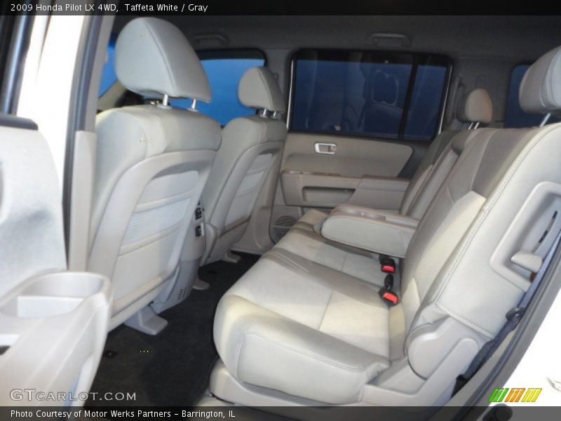 Taffeta White / Gray 2009 Honda Pilot LX 4WD