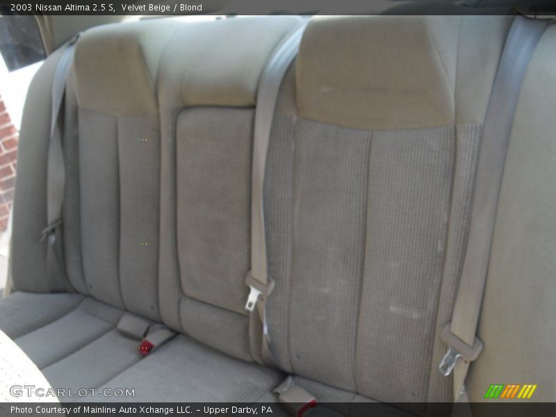 Velvet Beige / Blond 2003 Nissan Altima 2.5 S