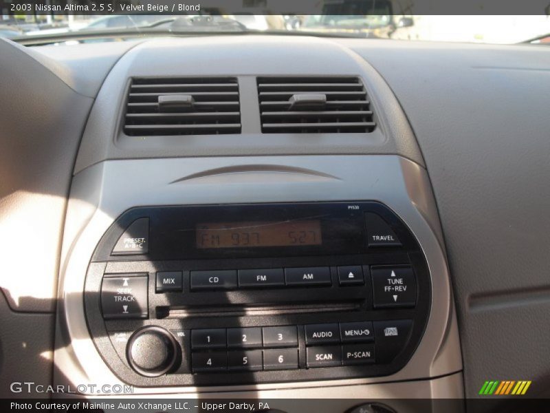 Velvet Beige / Blond 2003 Nissan Altima 2.5 S