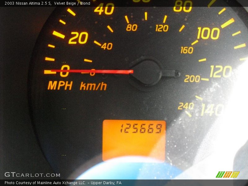 Velvet Beige / Blond 2003 Nissan Altima 2.5 S