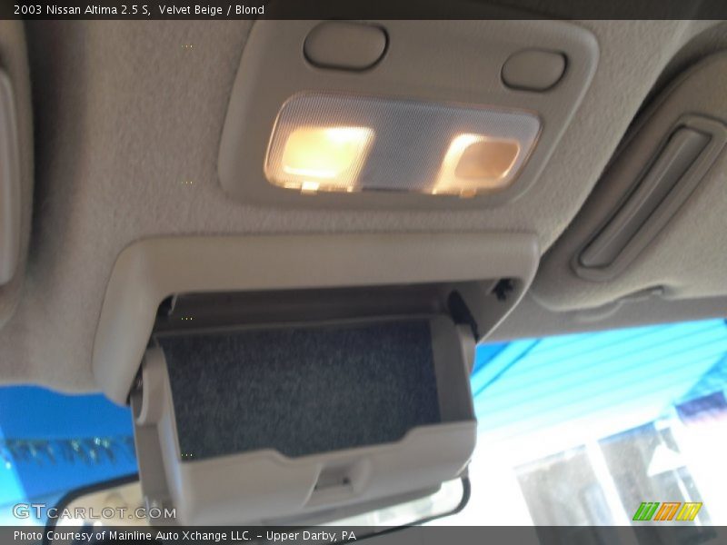 Velvet Beige / Blond 2003 Nissan Altima 2.5 S