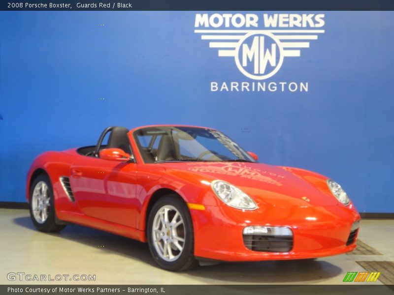 Guards Red / Black 2008 Porsche Boxster