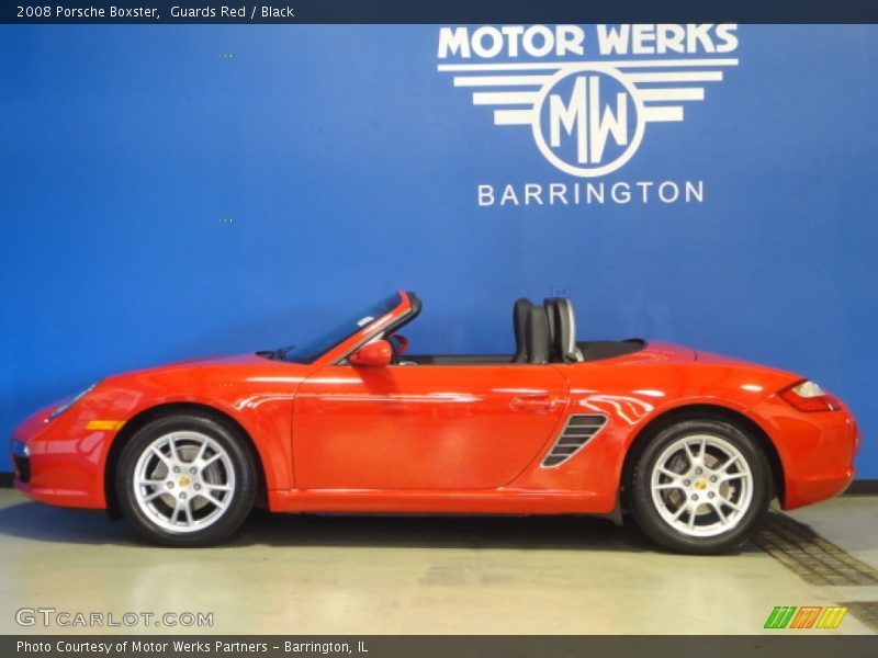 Guards Red / Black 2008 Porsche Boxster