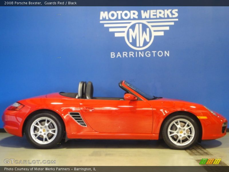 Guards Red / Black 2008 Porsche Boxster