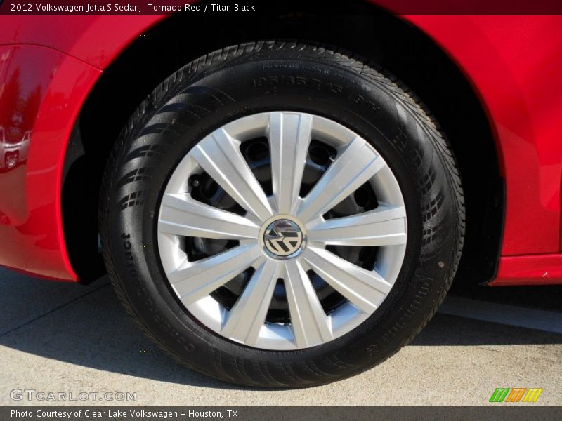 Tornado Red / Titan Black 2012 Volkswagen Jetta S Sedan