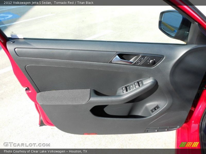 Tornado Red / Titan Black 2012 Volkswagen Jetta S Sedan