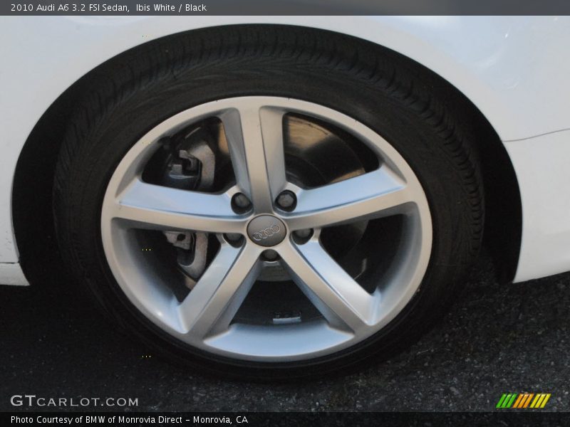 Ibis White / Black 2010 Audi A6 3.2 FSI Sedan