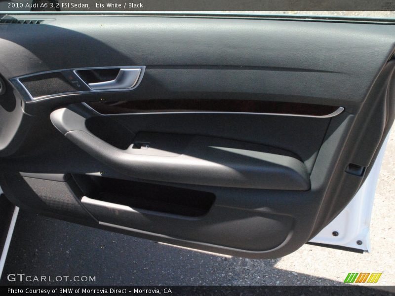 Ibis White / Black 2010 Audi A6 3.2 FSI Sedan