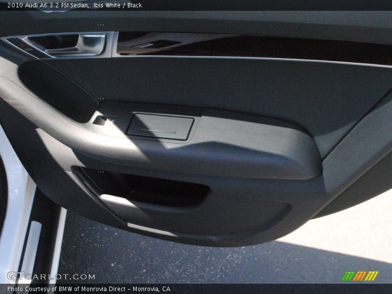 Ibis White / Black 2010 Audi A6 3.2 FSI Sedan