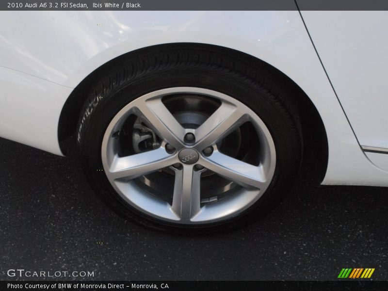 Ibis White / Black 2010 Audi A6 3.2 FSI Sedan