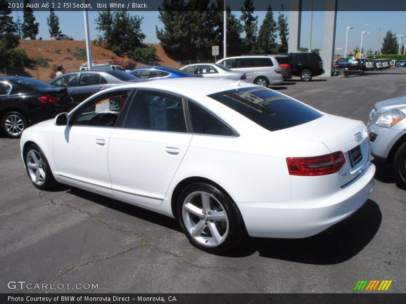 Ibis White / Black 2010 Audi A6 3.2 FSI Sedan