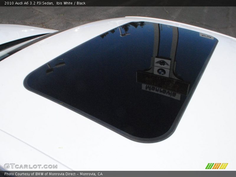 Ibis White / Black 2010 Audi A6 3.2 FSI Sedan